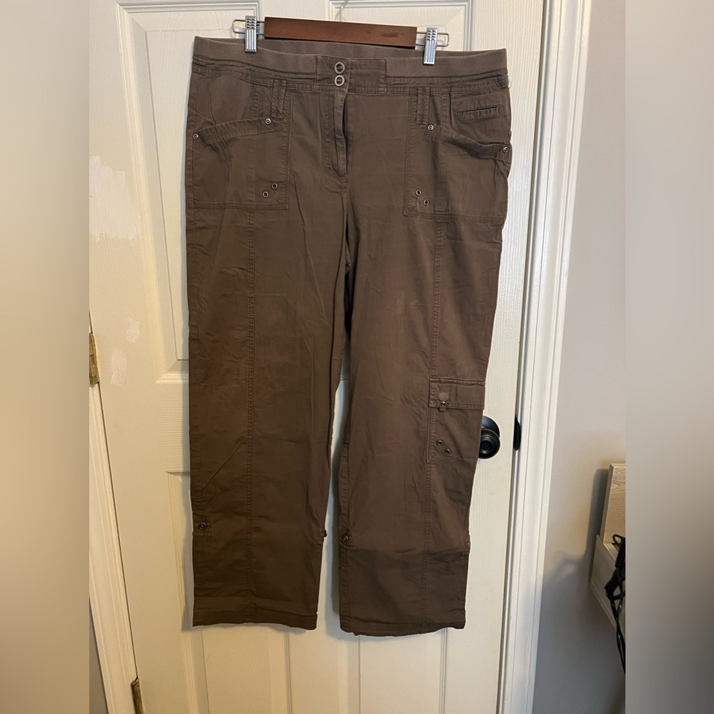Chicos Taupe Cargos